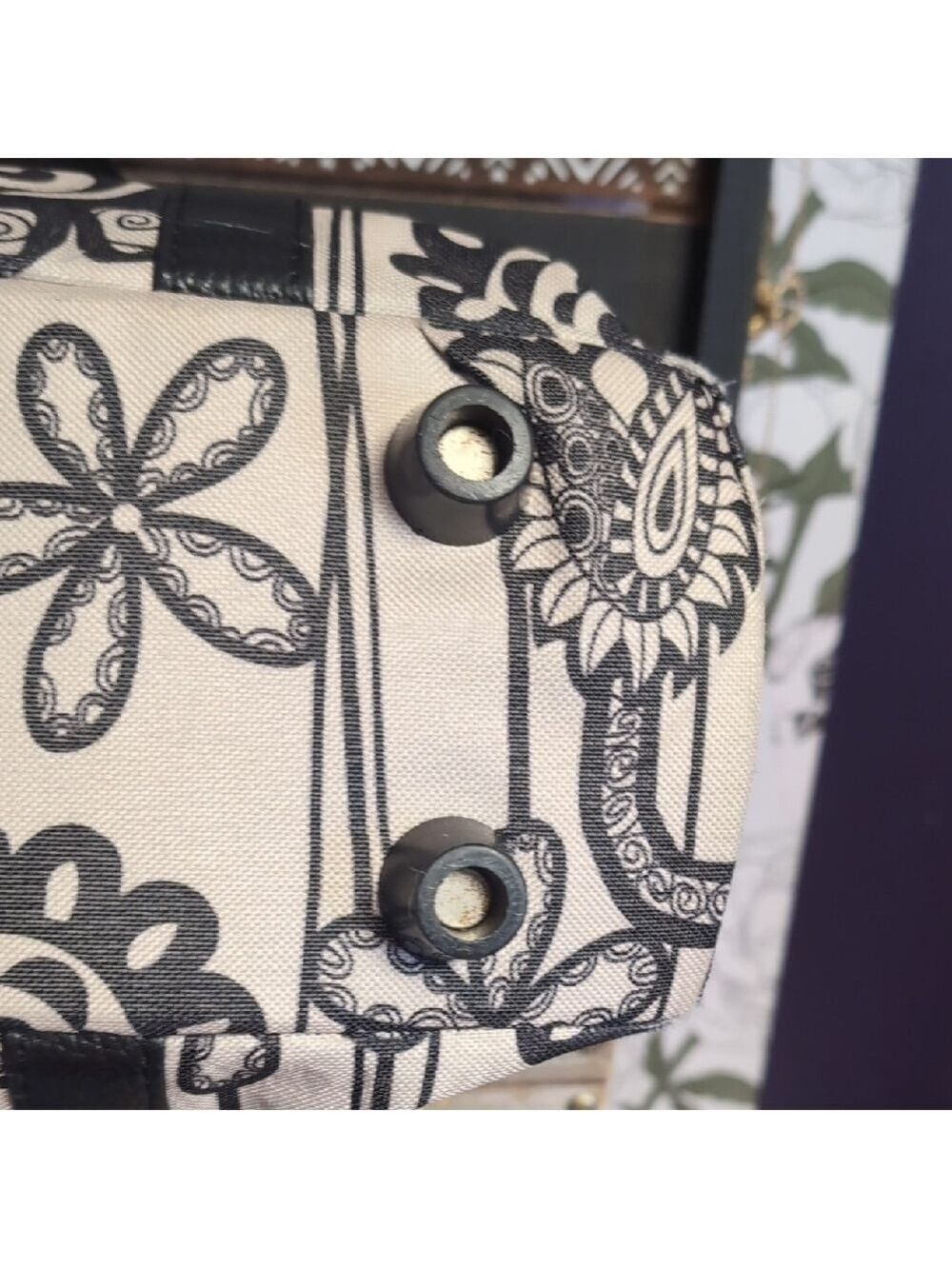 Paisley Print & Purple Liner Travel Bag By American Tourister - Picture 8 of 16